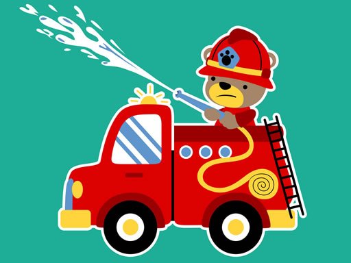 Play: Animal Firetrucks Match 3 Img