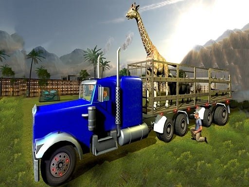 Play: Animal Transport Truck 3D Game Img