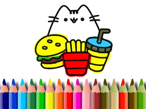 Play: BTS Cute Cats Coloring Img