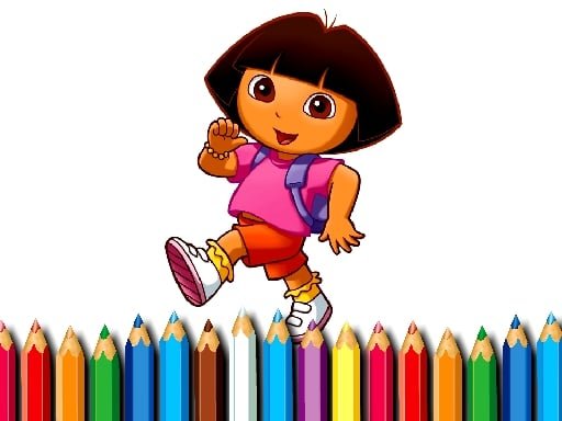 Play: BTS Dora Coloring Book Img