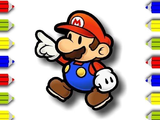 Play: BTS Mario Coloring Img