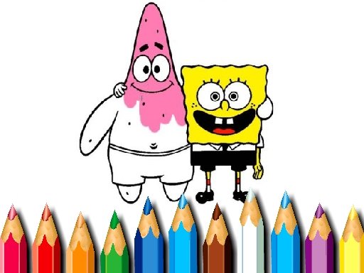 Play: BTS Sponge Bob Coloring Img