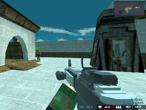 Play: Blocky combat Shooting Arena 3D Pixel Img