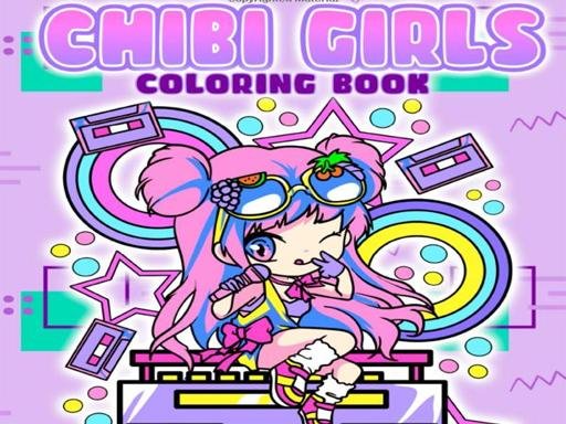 Play: Chibi Girls Coloring Book Japanese Anime Coloring Img