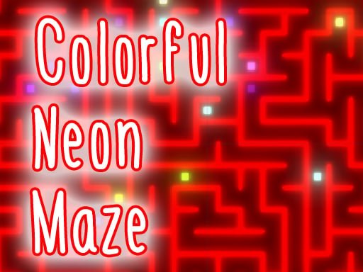 Play: Colorful Neon Maze Img