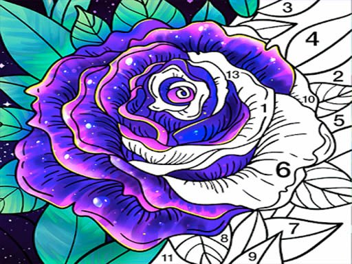 Play: Coloring Book Color by Number Img