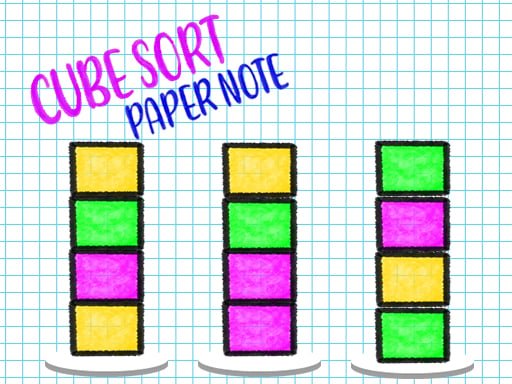 Play: Cube Sort Paper Note Img