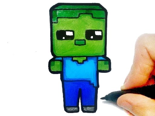Play: Easy Kids Coloring Minecraft Img
