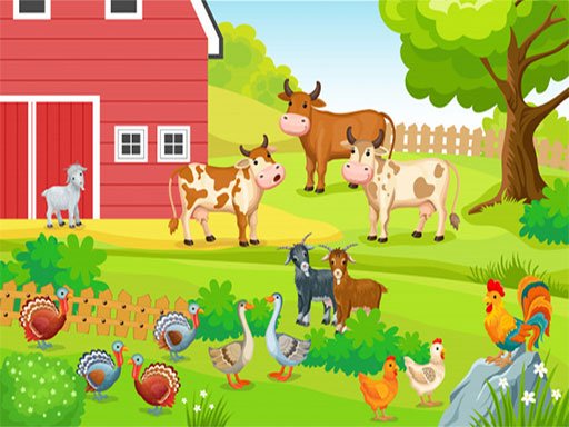 Play: FARM ANIMALS PUZZLES CHALLENGE Img