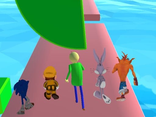Play: Fun Race 3D  baldis basics Img