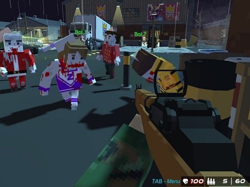 Play: GunGame 24 Pixel blocky combat Img