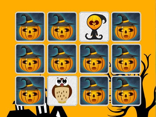 Play: Kids Memory Game Halloween Img