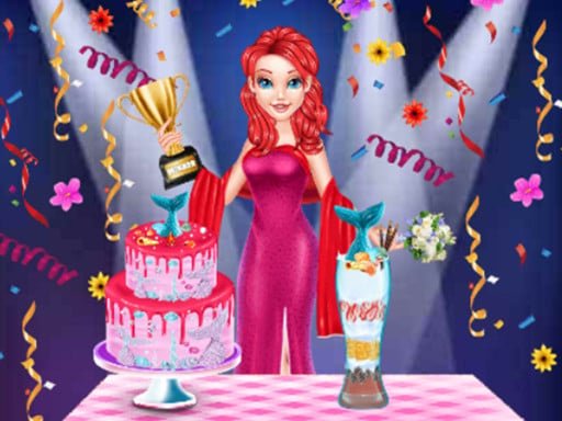 Play: Mermaid Cake Cooking Design Img