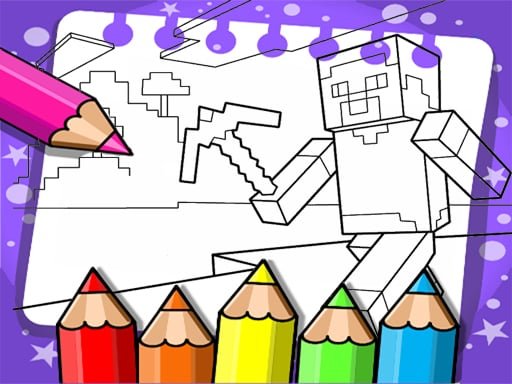 Play: Minecraft Coloring Book Img