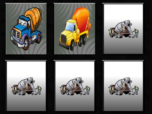 Play: Mixer Trucks Memory Img