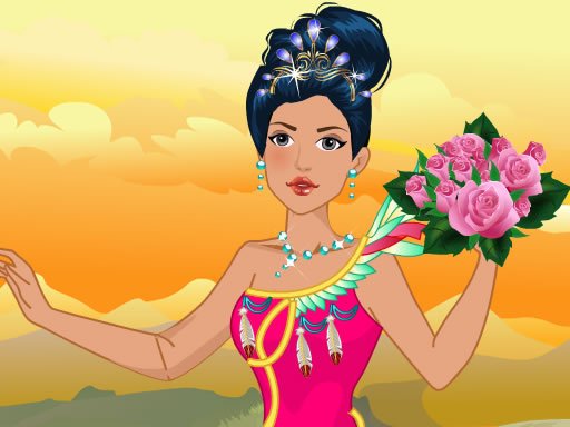 Play: Native American Princess Wedding Dress up Img