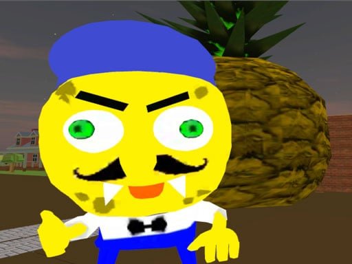 Play: Neighbor Sponge Scary Secret 3D Img