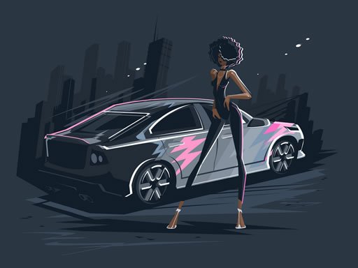 Play: Old And New Cars Coloring Img
