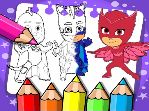 Play: PJ Masks Coloring Book Img