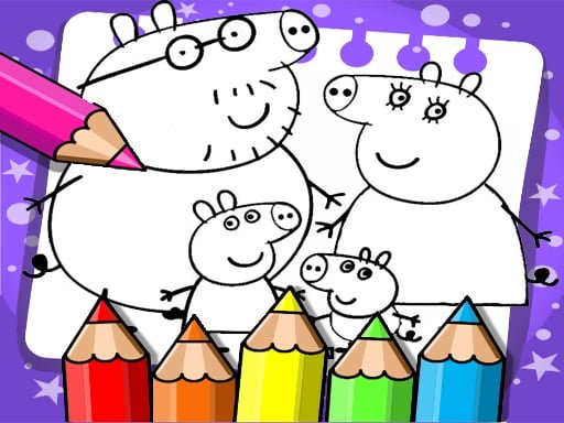 Play: Peppa Pig Coloring Book Img