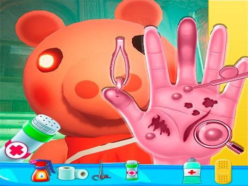 Play: Piggy Hand Doctor Fun Games for Girls Online Img