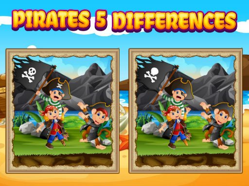 Play: Pirates 5 Differences Img