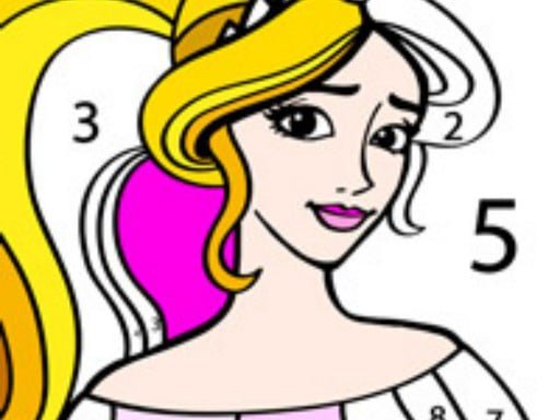 Play: Princess Color Number Img