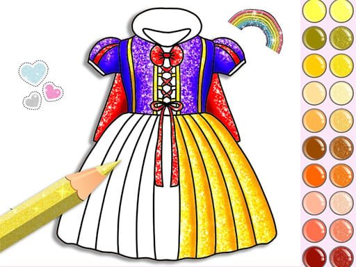 Play: Princess Glitter Coloring Img