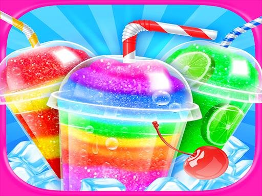 Play: Rainbow Frozen Slushy Truck Ice Candy Slush Maker Img