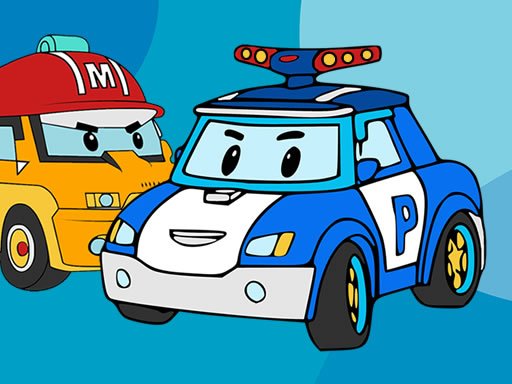 Play: Robocar Poli Coloring Book Img