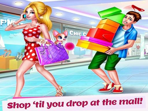 Play: Shopping Mall For Rich Girls Supermarket Cashier Img