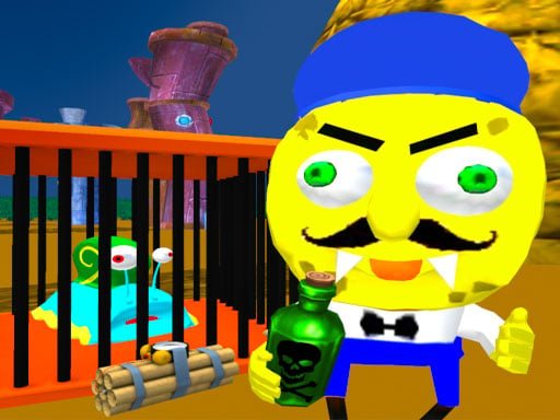 Play: Sponge Neighbor Escape 3D Img