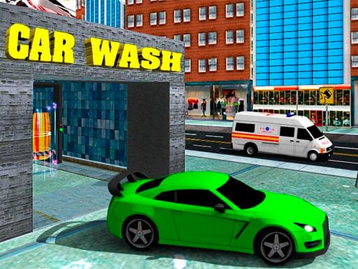 Play: Sports Car Wash Gas Station Img