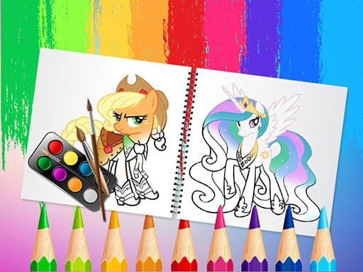 Play: Sweet Pony Coloring Book Img