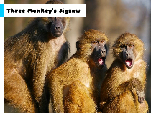 Play: Three Monkeys Jigsaw Img