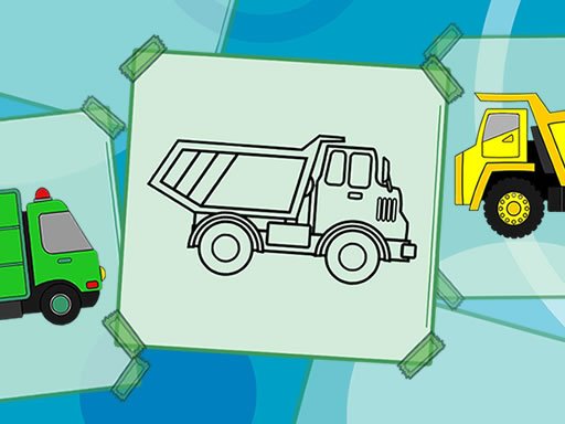 Play: Truck Coloring Book Img