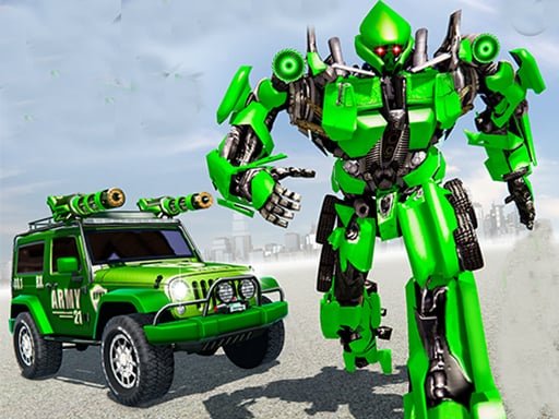 Play: US Police Car Real Robot Transform Img