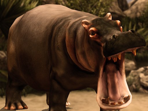 Play: Wild HIPPOPOTAMUS Hunting  Img
