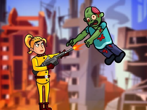 Play: Zombie Ricochet Women Hunter Img