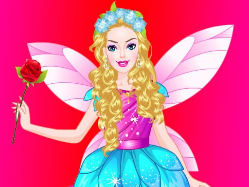 Play: Barbie Angel Dress Up Img