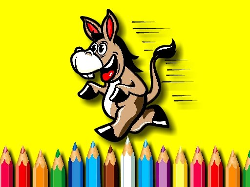 Play: Bts Donkey Coloring Book Img