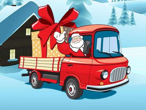 Play: Christmas Vehicles Jigsaw Img