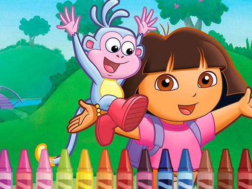 Play: Dora The Explorer 4 Coloring Img