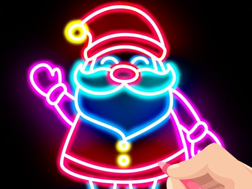 Play: Draw Glow Christmas Img