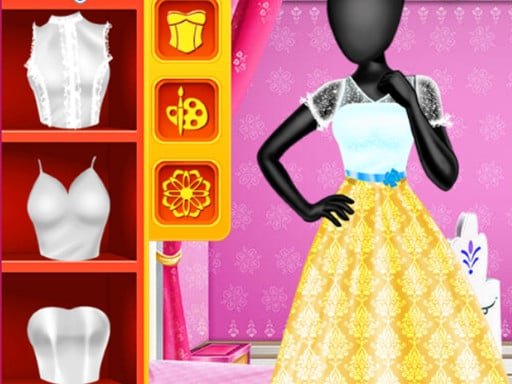 Play: Fashion Studio Snow Queen Dress 2 Img