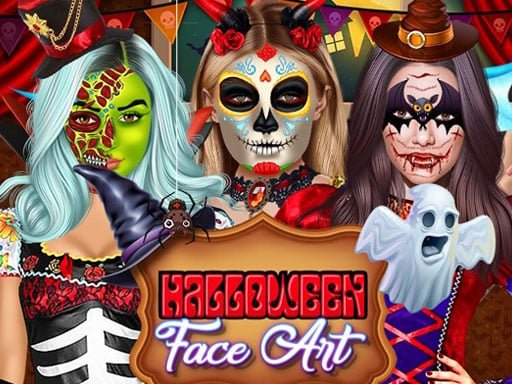 Play: Halloween Face Art Img
