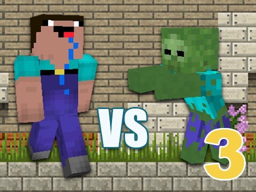 Play: Minecraft Noob Vs Zombies 3 Img