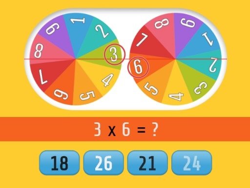 Play: Multiplication Roulette Img