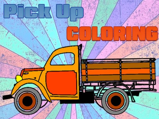 Play: Pick Up Trucks Coloring Img