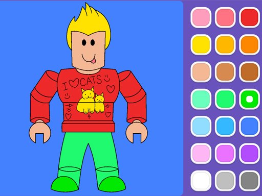 Play: Roblox Coloring Game Img